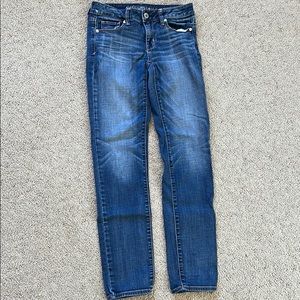American eagle skinny super stretch jeans size 4